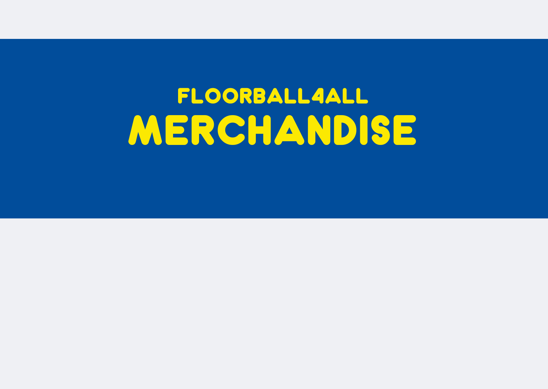 Floorball4all Merchandise
