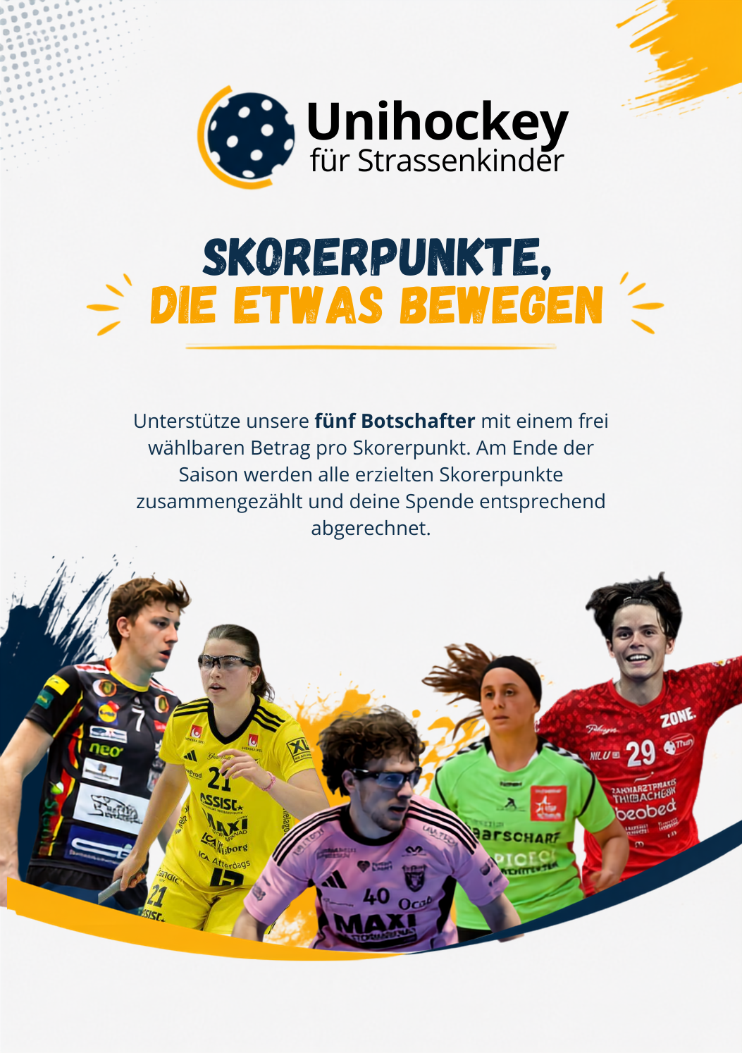 Skorerpunkte, die etwas bewegen
